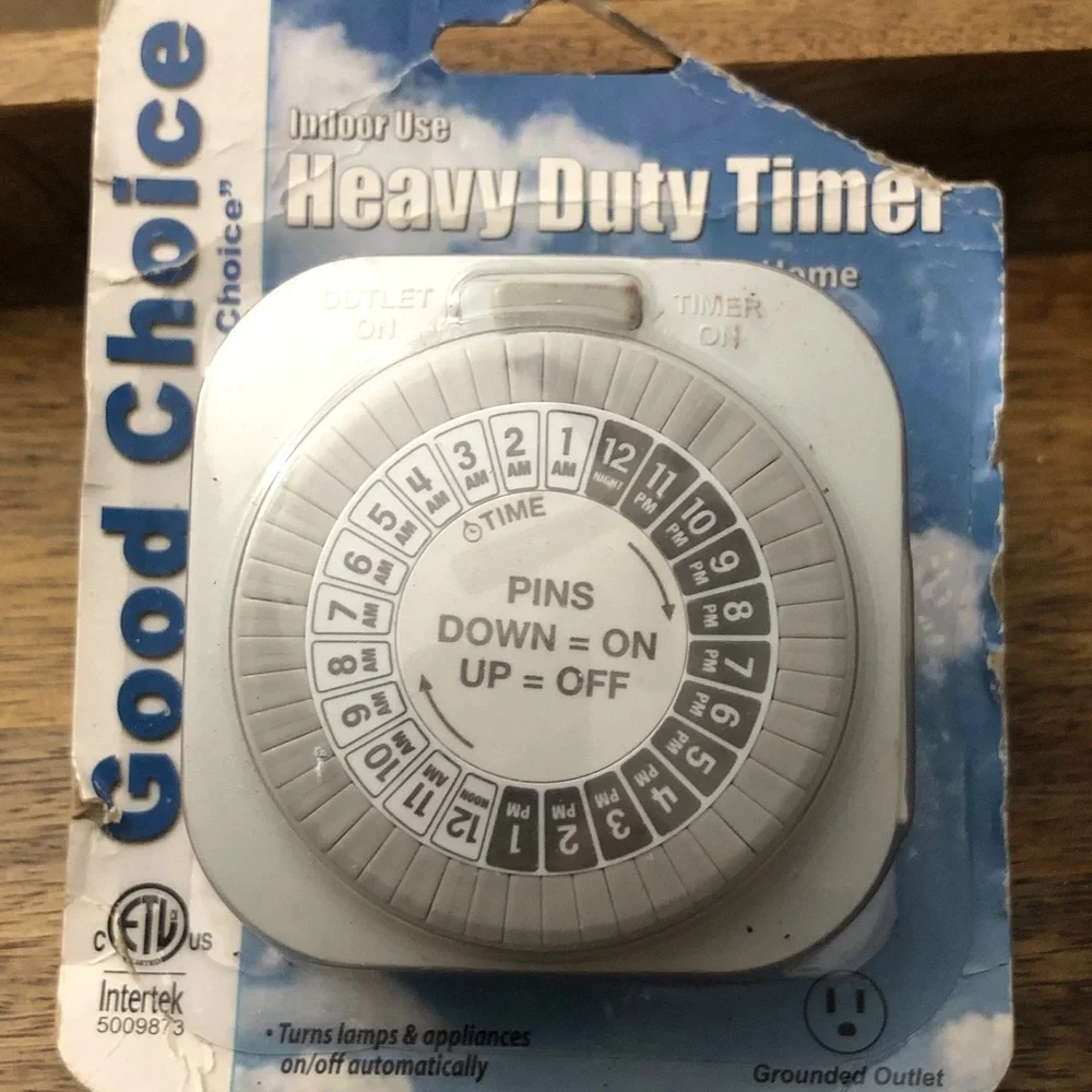 Good Choice White Heavy Duty Indoor Mechanical Timer Plug